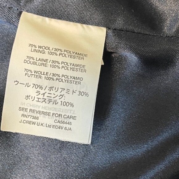 J. CREW ITALIAN WOOL COAT - Picture 4 of 11